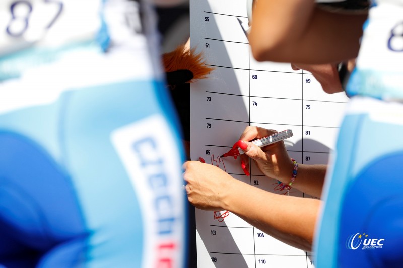 European Championships Munich 2022 - 2022 UEC Road Elite European Championships - Women's Road Race - 21/08/2022 - Nikola Bajgerova (CZE) - photo Ivan Benedetto/UEC/SprintCyclingAgency?2022